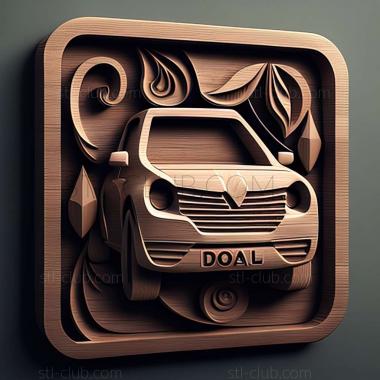 3D model Dacia Lodgy (STL)